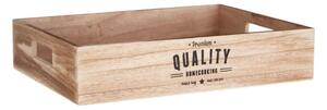 Dřevěný podnos s úchyty Premier Housewares Rustical, 28 x 38 cm