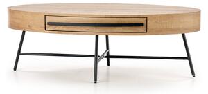 Konferenční stolek Corisa (dub zlatý + černá). 1028112