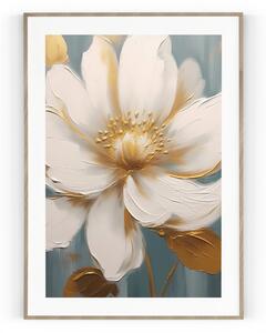 Plakát / Obraz Wildflower S okrajem Pololesklý saténový papír A4 - 21 x 29,7 cm
