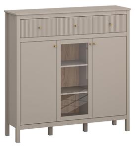 Komoda 2d1w3s (G) taupe Kleo