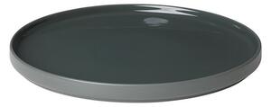 Keramický talíř 27 cm Blomus PILAR - zelenošedý