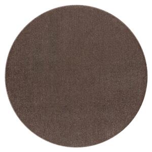 Koberec ETON PLUS mocca / hnědý kruh