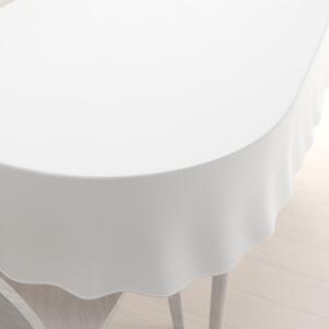 Biante Bavlněný oválný ubrus MONI MO-039 Bílý 100x140 cm