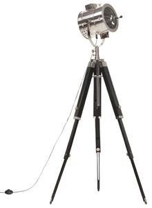 Stojací lampa na stativu masivní mangovníkové dřevo 165 cm