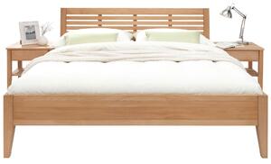 POSTEL, 160/200 cm, dřevo, barvy buku Linea Natura - Manželské postele