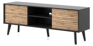 TV stolek RTV154 dub artisan / černý Willow