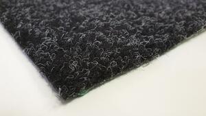 Betap koberce Jediný černý travní koberec Wembley - Spodní část s nopy (na pevné podklady) cm