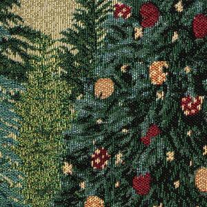 Povlak MOTIV vánoční strom zelená 40 x 40 cm