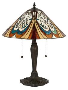 Endon 64163 - Stolní lampa Tiffany HECTOR 2xE27/60W/230V pr. 40 cm