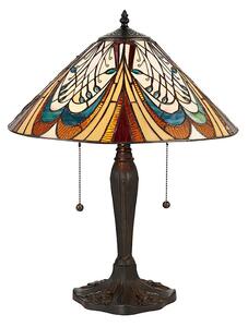 Endon 64163 - Stolní lampa Tiffany HECTOR 2xE27/60W/230V pr. 40 cm