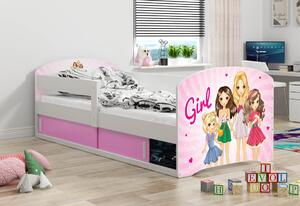 Dětská postel LUKO, 80x160, dívky