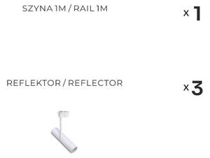Zuma Line 3557 - Bodové svítidlo v lištovém systému LISA 3xGU10/35W/230V bílá