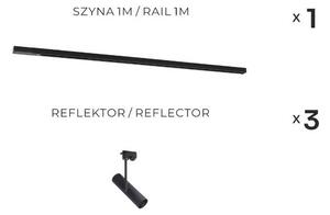 Zuma Line 3556 - Bodové svítidlo v lištovém systému LISA 3xGU10/35W/230V černá