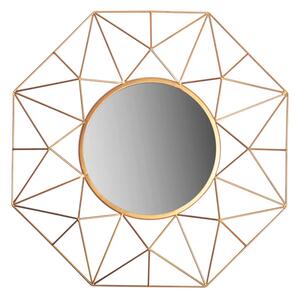 Kulaté zrcadlo DIAMOND 80 CM zlaté Zrcadla | Kulatá