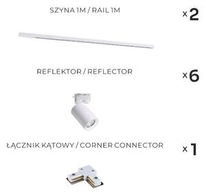 Zuma Line 3567 - Bodové svítidlo v lištovém systému TORE 6xGU10/35W/230V bílá