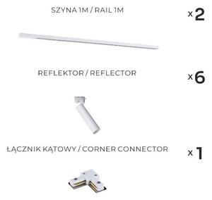 Zuma Line 3578 - Bodové svítidlo v lištovém systému LULU 6xGU10/35W/230V bílá
