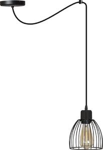 Závěsné svítidlo Nuvola Spider, 1x drátěné stínítko, (výběr ze 4 tvarů stínítka)