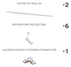 Zuma Line 3576 - Bodové svítidlo v lištovém systému LISA 6xGU10/35W/230V bílá