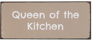 Plechová cedule Queen of the Kitchen