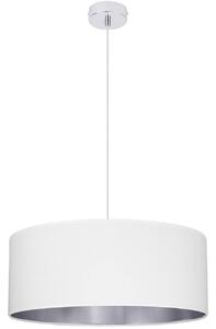 Závěsné svítidlo Shade, 1x textilní stínítko (výběr ze 2 barev), (výběr ze 3 barev konstrukce), (fi 50cm), ch