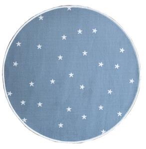 Vopi koberce Kusový dětský koberec Hvězdičky modré kruh - 80x80 (průměr) kruh cm
