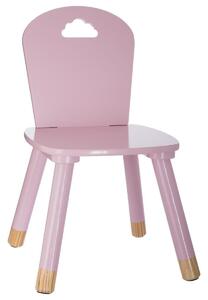Atmosphera Dětská židle MRÁČEK - růžová