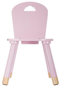 Atmosphera Dětská židle MRÁČEK - růžová