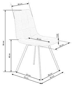 Jídelní židle SCK-402 šedá/černá