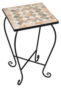 LIVARNO home Odkládací stolek s mozaikou (čtvercová) (100373191002)