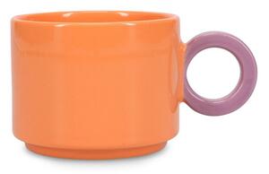 Oranžový kameninový hrnek 280 ml Lou – ONA