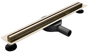 Odtokový sprchový žlab Premium SLIM - 500MM Zlatý
