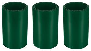 PARKSIDE® Sada plastových zahradních obrubníků, 3dílná, rovný/zelený (800006497)