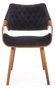Jídelní židle SCK-396 ořech/černá