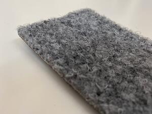 Vebe AKCE: 100x450 cm Metrážový koberec Santana 14 šedá s podkladem gel, zátěžový - Bez obšití cm