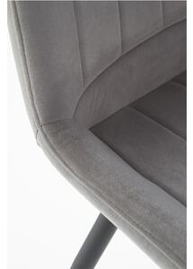 Jídelní židle SCK-388 šedá/černá