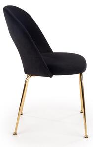 Jídelní židle SCK-385 černá/zlatá
