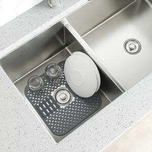 Odkapávač na nádobí do dřezu 27x29 cm Umbra SLING - šedý