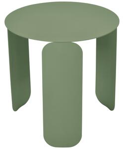 Kaktusově zelený kovový zahradní odkládací stolek Fermob Bebop 45 cm