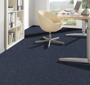 Breno Metrážový koberec SATURNUS 83, šíře role 400 cm, Modrá, Vícebarevné