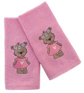 Dětský ručník LILI 30x50 - růžový