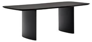 Černý lakovaný jídelní stůl Kave Home Litto 200 x 100 cm