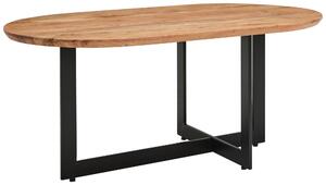 KONFERENČNÍ STOLEK, přírodní barvy, černá, dřevo, kov, 105/45/60 cm MID.YOU - Konferenční stolky, Online Only
