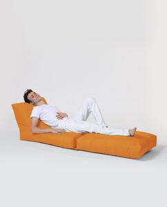 Atelier del Sofa Zahradní sedací vak Siesta Sofa Bed Pouf - Orange, Oranžová