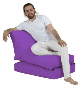 Atelier del Sofa Zahradní sedací vak Siesta Sofa Bed Pouf - Purple, Purpurová