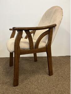 Dřevěná židle s područkami Verona Potah: Látka G