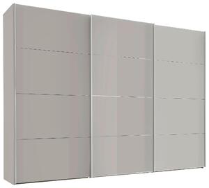SKŘÍŇ S POSOUVACÍMI DVEŘMI, pískové barvy, 280/222/68 cm Moderano - Šatní skříně