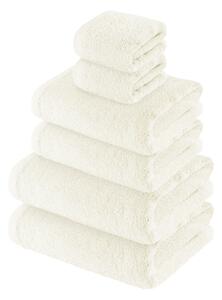 LIVARNO home Sada froté ručníků, 100 % bavlna, 6dílná (bílá) (100367380004)