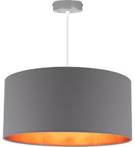 Závěsné svítidlo Shade, 1x textilní stínítko (výběr ze 4 barev), (výběr ze 3 barev konstrukce), (fi 44cm), g