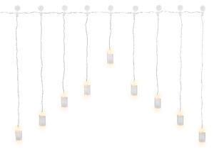 LIVARNO home Světelný LED řetěz (svíčka, teplá bílá) (100367394004)