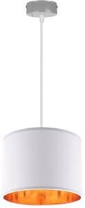 Závěsné svítidlo Shade, 1x textilní stínítko (výběr ze 4 barev), (výběr ze 3 barev konstrukce), (fi 20cm), g